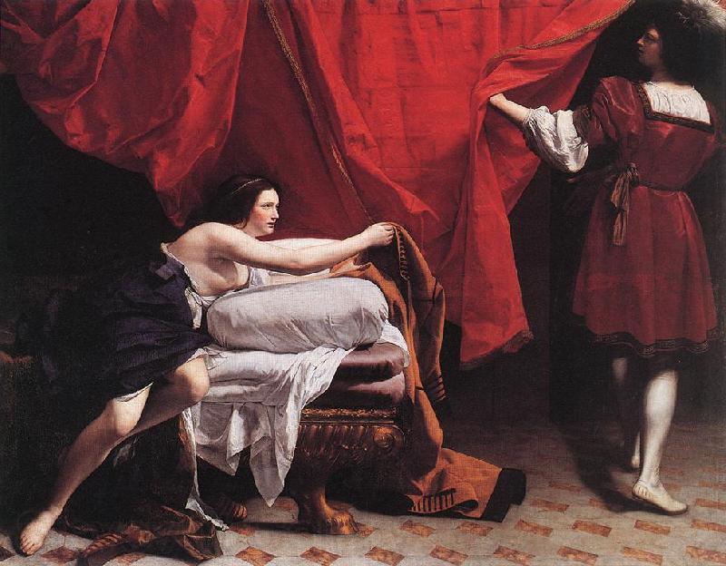 GENTILESCHI, Orazio Joseph and Potiphar's Wife